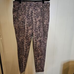 Style & Co Jeans, Womens, Size 14, Animal Print, Straight-Leg, Stretchy,